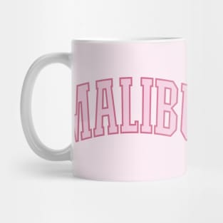 Malibu California Preppy Pink Varsity Mug